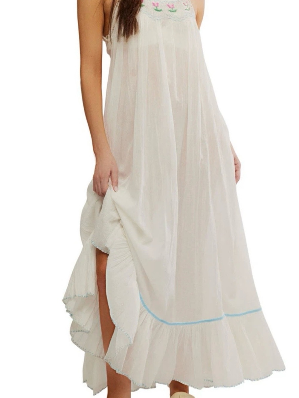 Free People Tip Toeing Tulip Midi Dress Size XS